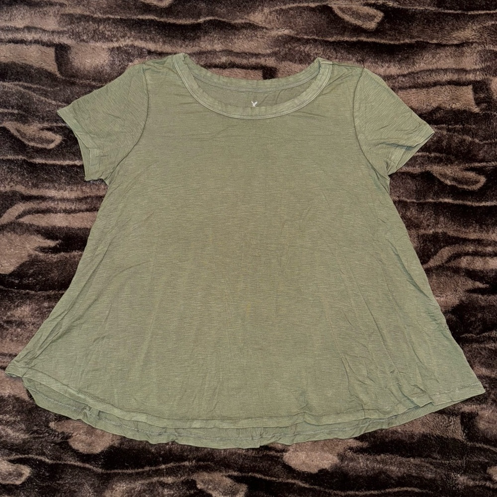 American Eagle Soft & Sexy Slub Baby Tee